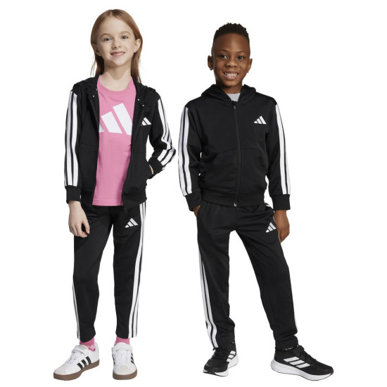 Adidas Παιδικές φόρμες σετ Essentials 3-Stripes Hooded Tracksuit